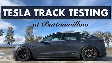 TESLA Model 3 at Buttonwillow Raceway with EVASIVE MOTORSPORTS