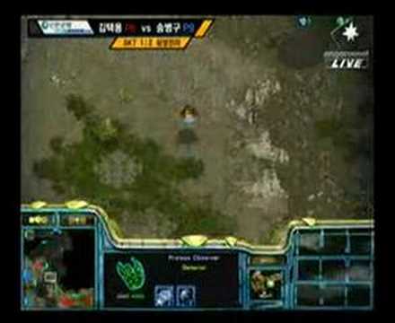 Bisu[Shield] vs Stork[gm] @ Khan vs SKT 4-set (Dual English)