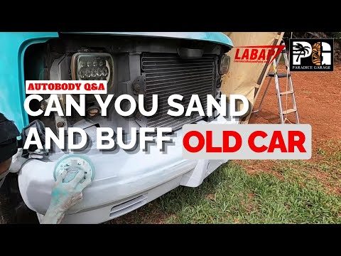 Color Sand And Buff Old Car Paint | How Do You Keep Spray Paint From Splattering | More Autobody Qu0026A