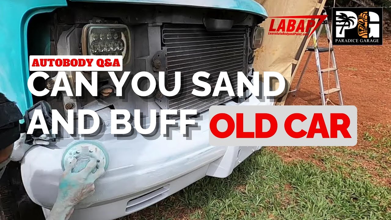 Color Sand and Buff Old Car Paint How Do You Keep Spray Paint From