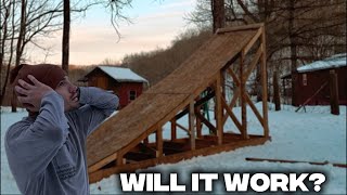 Building a FMX ramp with $0