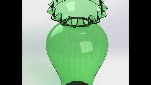 ► SolidWorks 2016 Tutorial Surface Modeling Flowers Pot