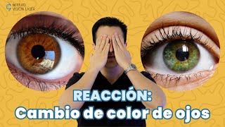 Reaccionando al cambio de color de ojos