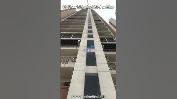 White Bird Net for Ducts area at Runwal Greens CHSL, Mulund by Bird Net India www.birdnetindia.in