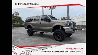 2002 Ford Excursion 7.3L DIESEL LIMITED (LIFTED) 4x4 183k WALK AROUND FOR SALE - SHIPPING AVAILABLE!