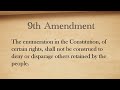 9th Amendment - Easy Memorization