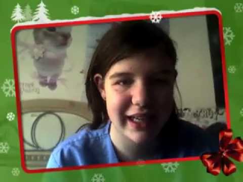 me singing rockin around the christmas tree