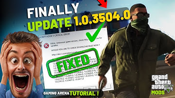 Finally, Script Hook V 3504 UPDATE | SCRIPT HOOK V CRITICAL ERROR 2025 | Script Hook V | GTA 5 Mods