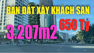 Bán Đất Xây Khách Sạn View Biển 2 Mặt Tiền Đường Võ Nguyên Giáp Đà Nẵng 3207m2 Giá 650 Tỷ