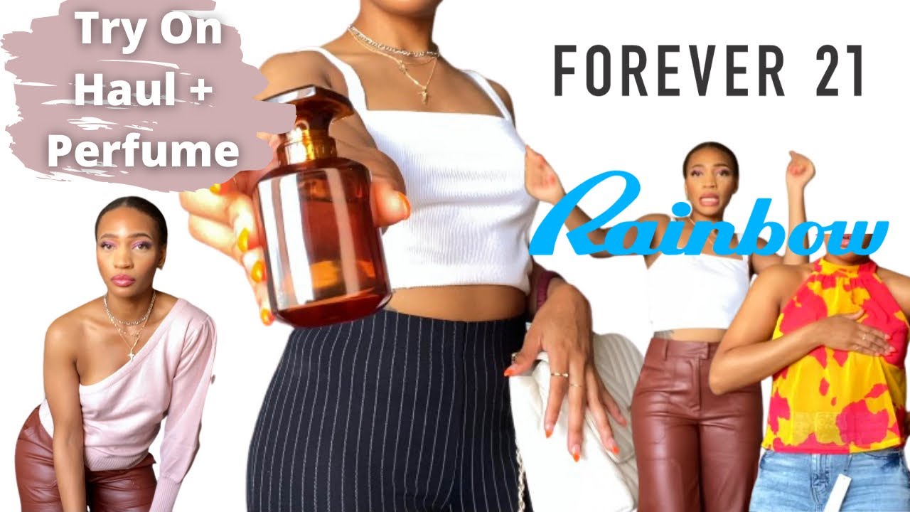 AFFORDABLE TRY ON HAUL + FRAGRANCE FOREVER 21 & RAINBOW / FALL OUTFIT IDEAS / FENTY PERFUME VALLIVON