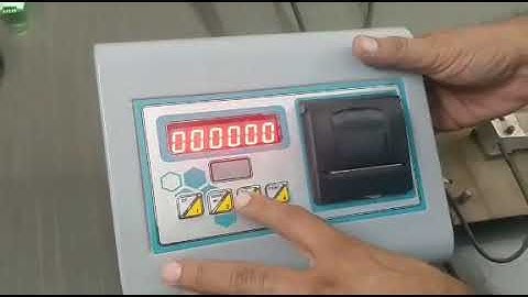 Demo for Weighing Printer Indicator Eco | Part 2