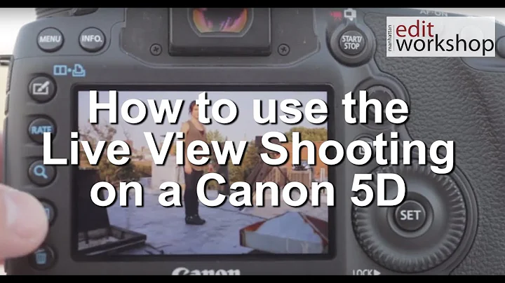 How to use the Live View Shooting on a Canon 5D MK III