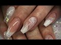 Acrylic nails - white design set