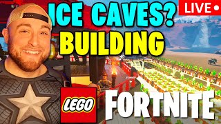 First Star Wars Lego Ice Cave?! Lego Fortnite! LIVE! Finishing Our Lighthouse?