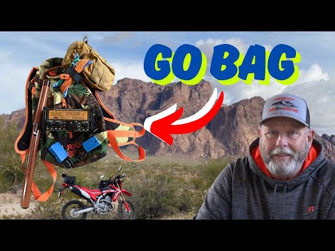 Bugout Bag for HRCC Campout and SOTA on a Motorcycle