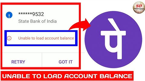 unable to load account balance phonepe | balance check not working in phonepe