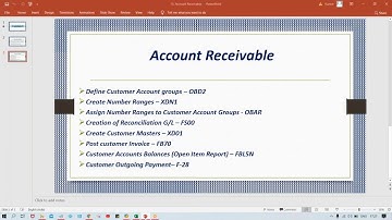 Class 46 # Account Receivable 2 # Configuration