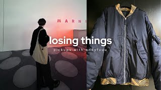 losing things (pickups: balenciaga, guidi, prada, raf, visvim, vujade, K8.0)
