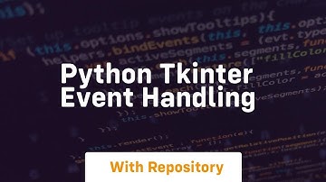 python tkinter event handling