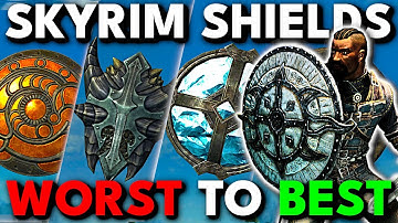 Every Skyrim Light Shield RANKED Worst to Best