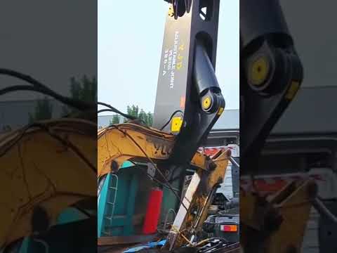 هیولا اوراق کردن دکل بیل مکانیکی با قیچی هیدرولیکی فک هیدرولیکی