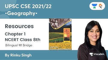 Geography | NCERT Class 8th Chapter 1 | Resources | UPSC CSE/IAS 2022/23 | Muhim by Rinku Singh