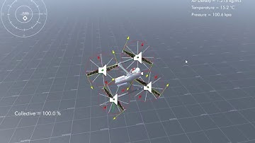 Silantro Unity3D Helicopter Simulator: Quadcopter Flight Test