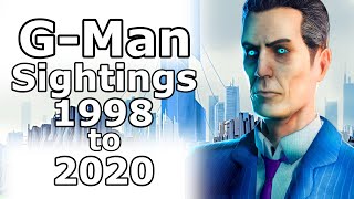 All GMan Sightings (1998  2024)