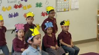 Riaan's Spring Program in preschool