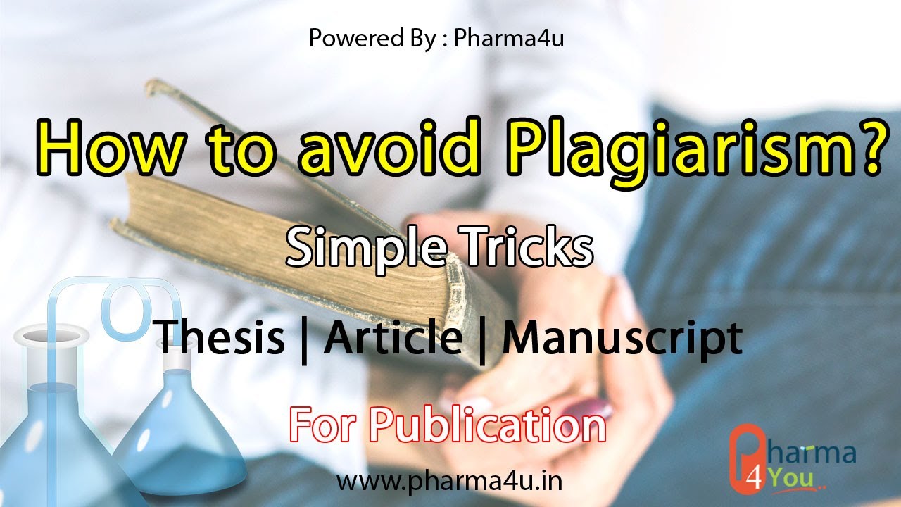 plagiarism in writing thesis