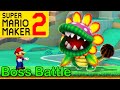 Mario Maker 2 - How to make a DINO PIRANHA boss battle (Mario Maker Boss ideas)(Mario Galaxy bosses)