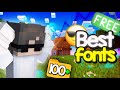 Trending fonts pack freefor your minecraft