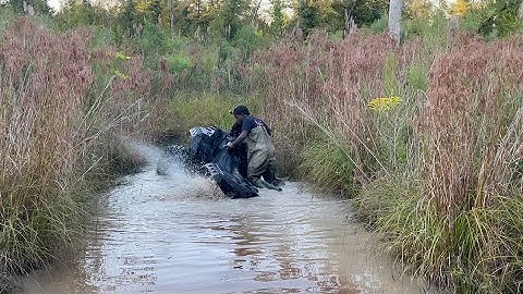 Small Tires Hit deep mud holes on my Polaris Sportsman 850 HighLifter