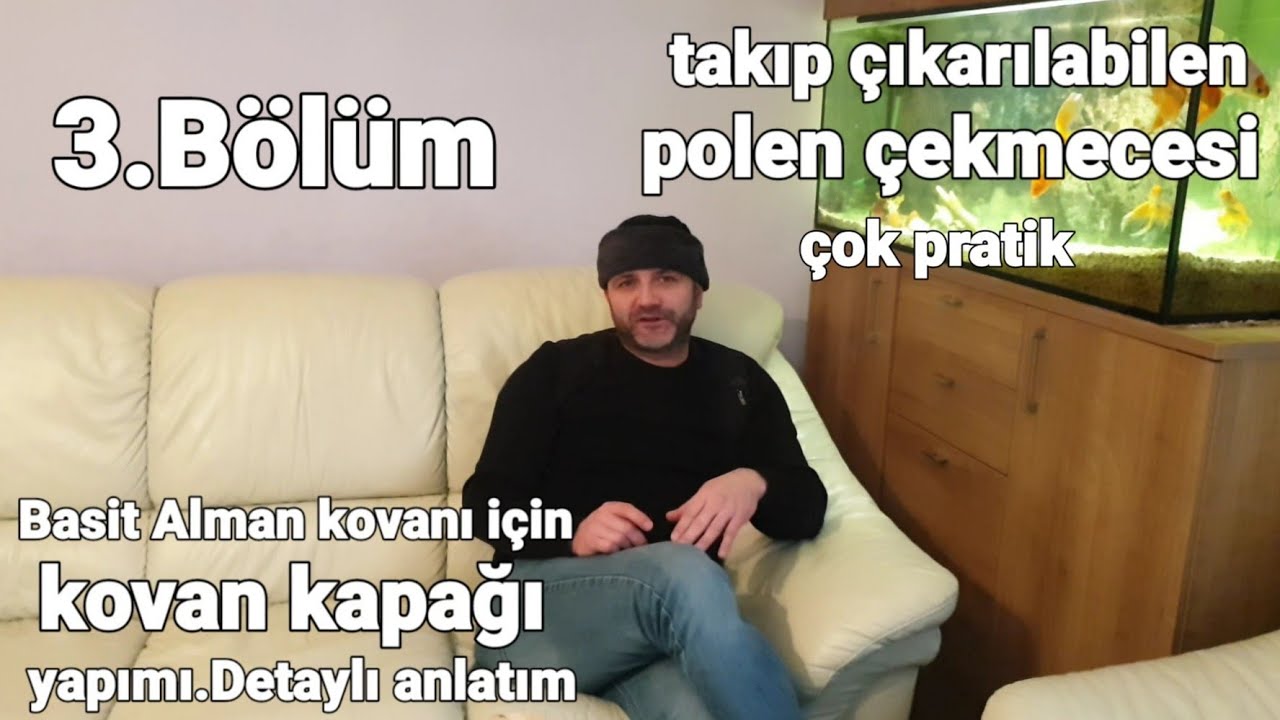 Alman usulü basit Kovan yapımı. 3.Bölüm Kovan Kapağı ve polen çekmecesi