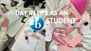 day in life as an IB student first week back 2 school shopping