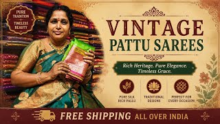 ₹1100 Latest Vintage Pattu Sarees Collection | Premium Quality Silk Sarees🥻😍