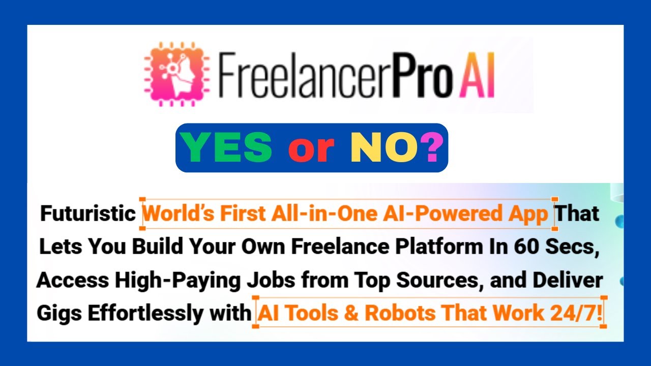 FreelancerPro AI Review & Demo - Build Your Own Freelance Platform ...
