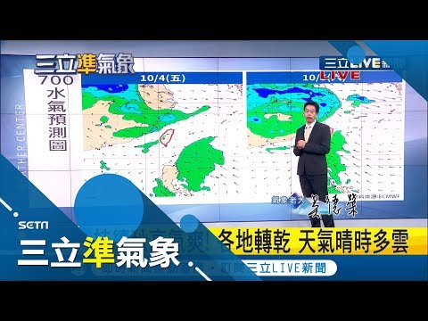 "秋老虎"發威!早晚稍涼中午紫外線強 明(3)起西部風速減弱空氣汙染物易累積 |氣象老大 吳德榮|【三立準氣象】20191002|三立新聞台