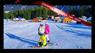 3 счастливых дня на горных лыжах .Silvretta Montafon , Austria. Jan 2026  #travel  #skiing #europe