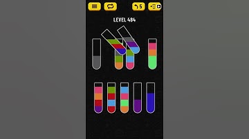 Water Sort Puzzle level 484 solution