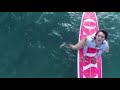 【surf】深田恭子さん圧倒的疾走感!ドローン撮影のサーフィン動画!
