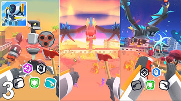 Mechangelion Robot Fighting 3: CRAZY Battle Against HELLFIRE (First Boss!)