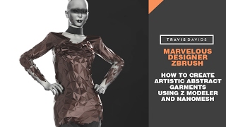 Marvelous Designer & Zbrush - How To Create Artistic Abstract Garments