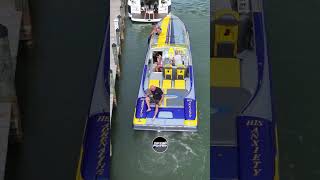 Dinosaur juice makes the best sounds! Nor-Tech power boat off the dock!