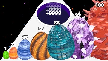 DINO HOLE 3D - Black Hole Games (Attack Hole, All Levels)