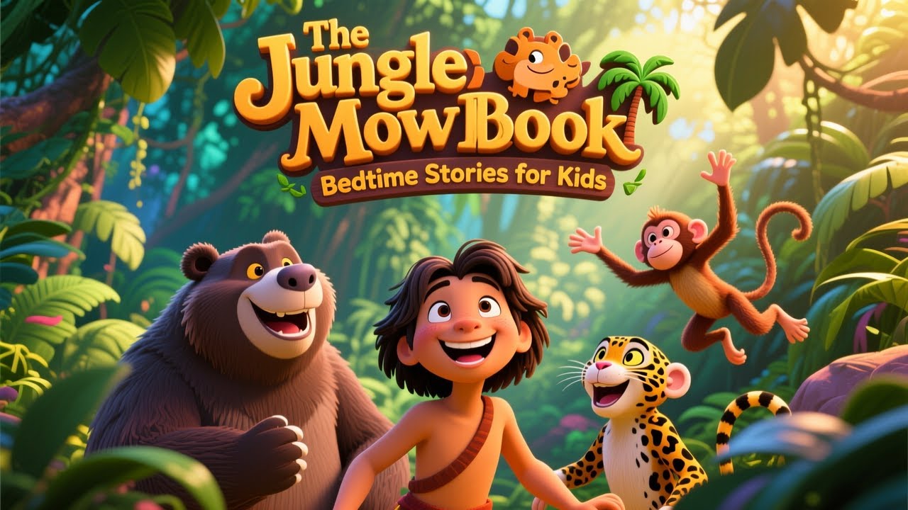 The Jungle Book Mowgli 🐒🌴 Bedtime Stories for Kids | Fairy Tale - YouTube