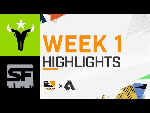 Houston Outlaws VS San Francisco Shock - Overwatch League 2021 Highlights | Week 1 Day 3