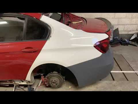 how to replace rear quarter panel bmw f30 ame motors