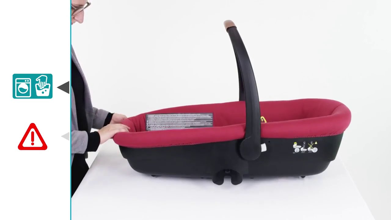 Nacelle Amber Groupe 0 De Bebe Confort Entretien Youtube