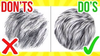 DO'S & DON'TS: How To Draw Fur | Step By Step Drawing Tutorial